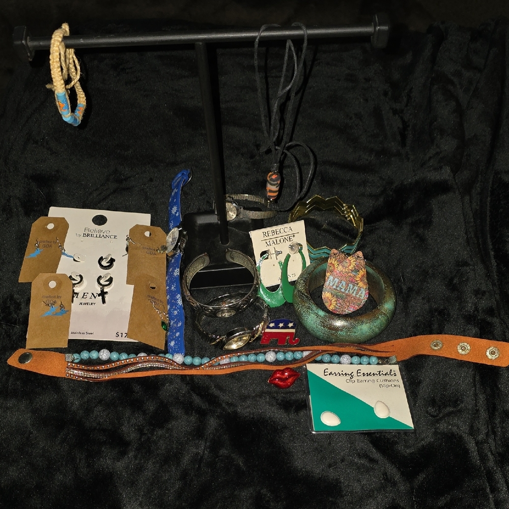 Assorted Jewelry Set with Bracelets and Earrings